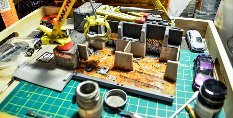 Illustration for article titled New Diorama Under Construction